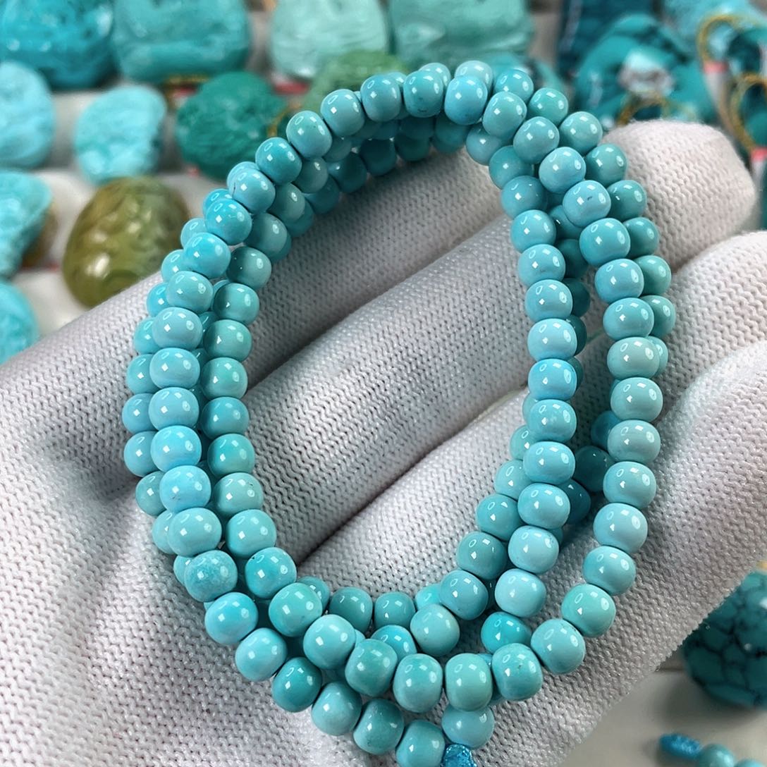 绿松石未镶嵌车挂