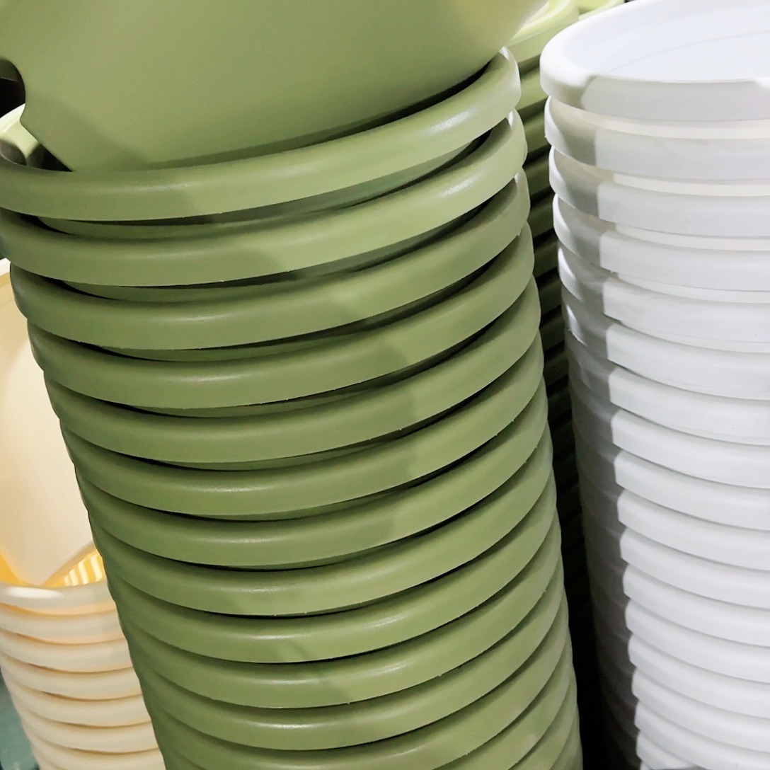 树脂四季盆7#无拖果绿瑕疵6