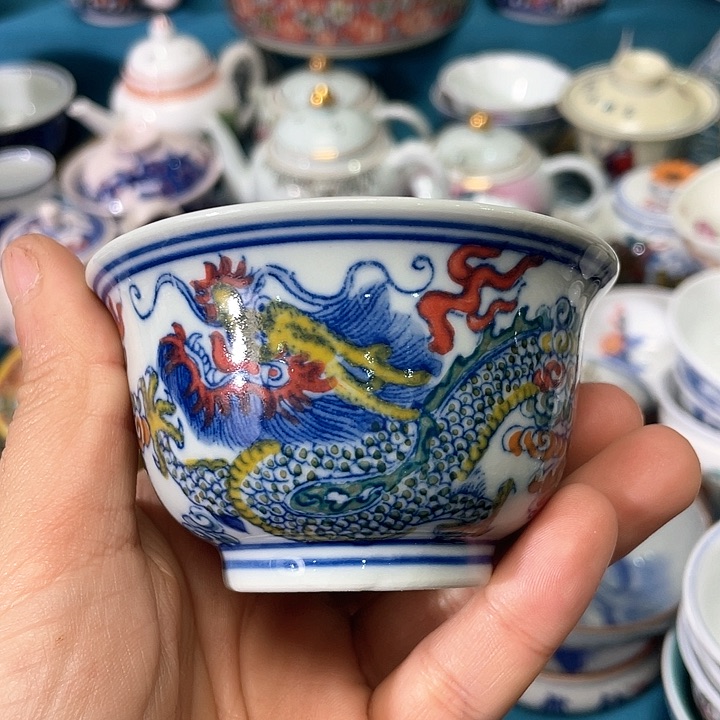 景德镇陶瓷主人杯13344