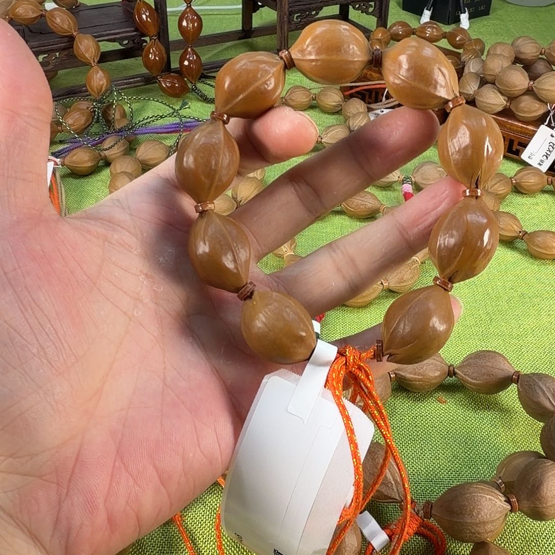 同***行橄榄核手串/手链梅林铁核19/26一物一图 不退不换抛光过