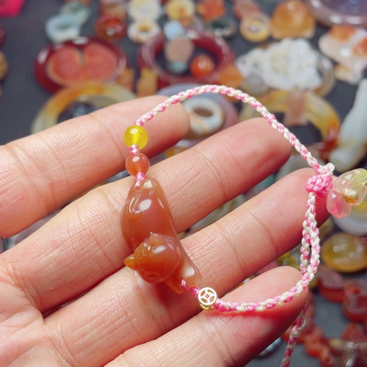 玛瑙/玉髓手链未镶嵌