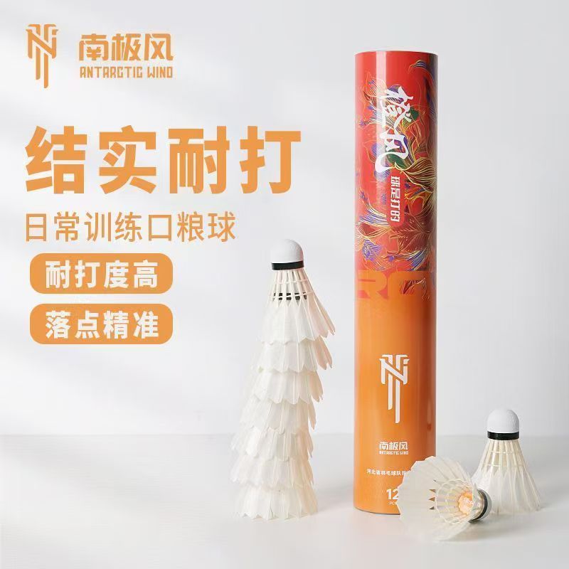 南极风新款风系列橙风羽毛球耐打训练球俱乐部专业比赛训练用球