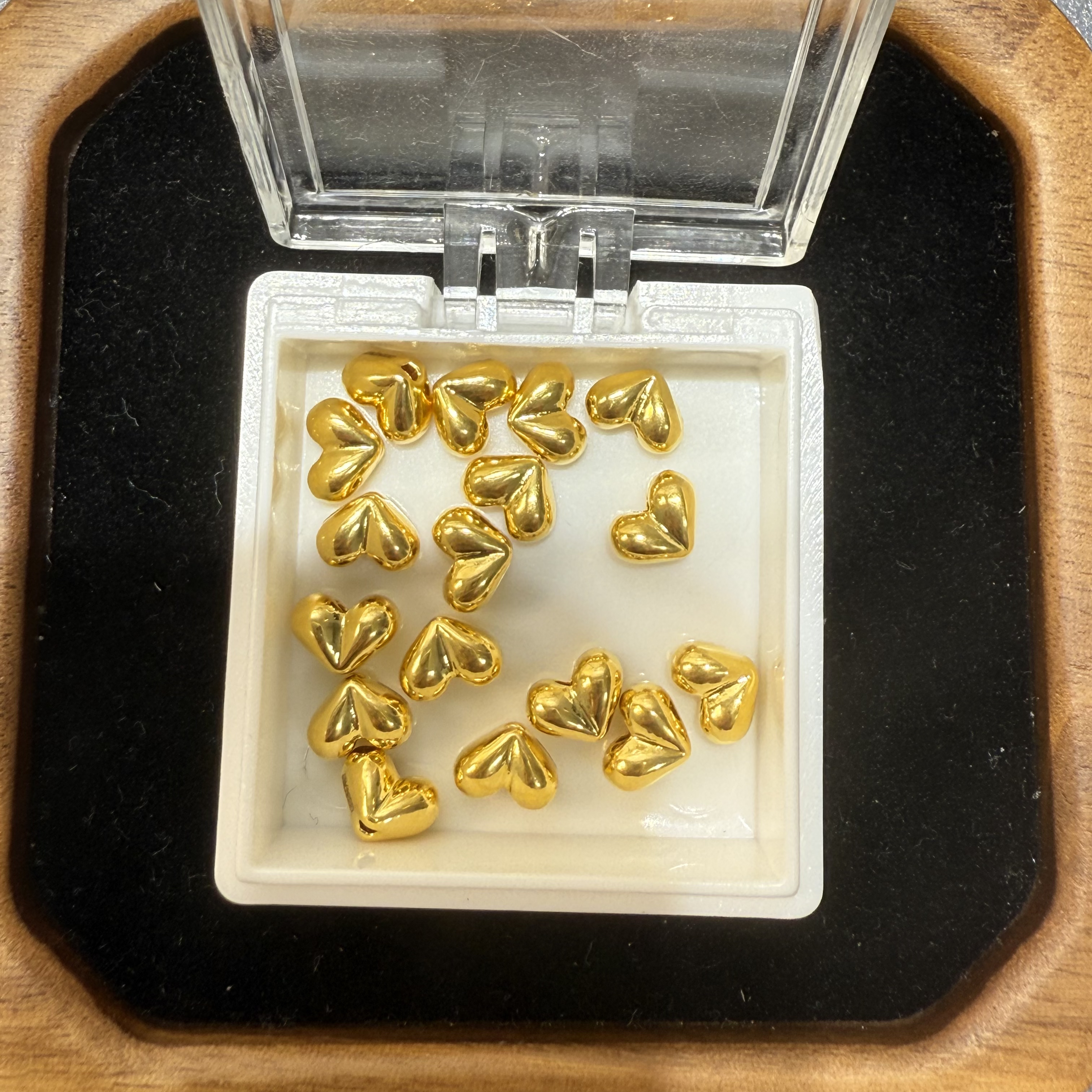足金999素金5D硬金6MM屁桃（此订单发两个）