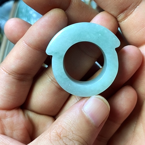 颈饰未镶嵌翡翠福豆豆珠宝翡翠颈饰