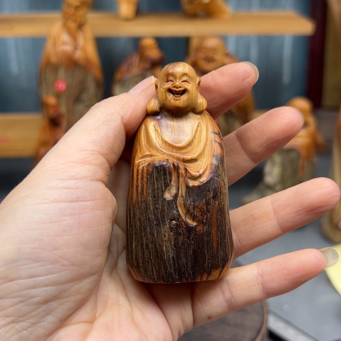 柏木崖柏木摆件手把件，55