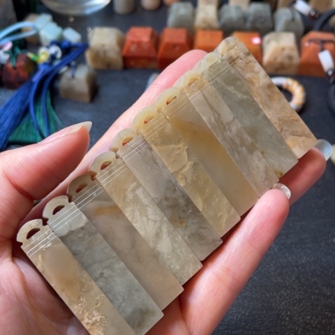 伊犁石印石10个1.0*1.0*5.0