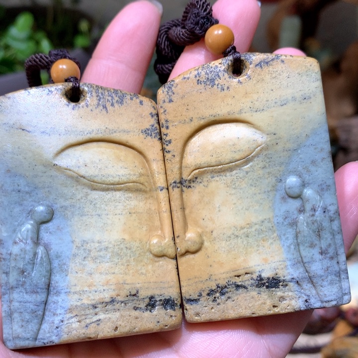 岫岩河磨玉（透闪石质玉）挂件未镶嵌
