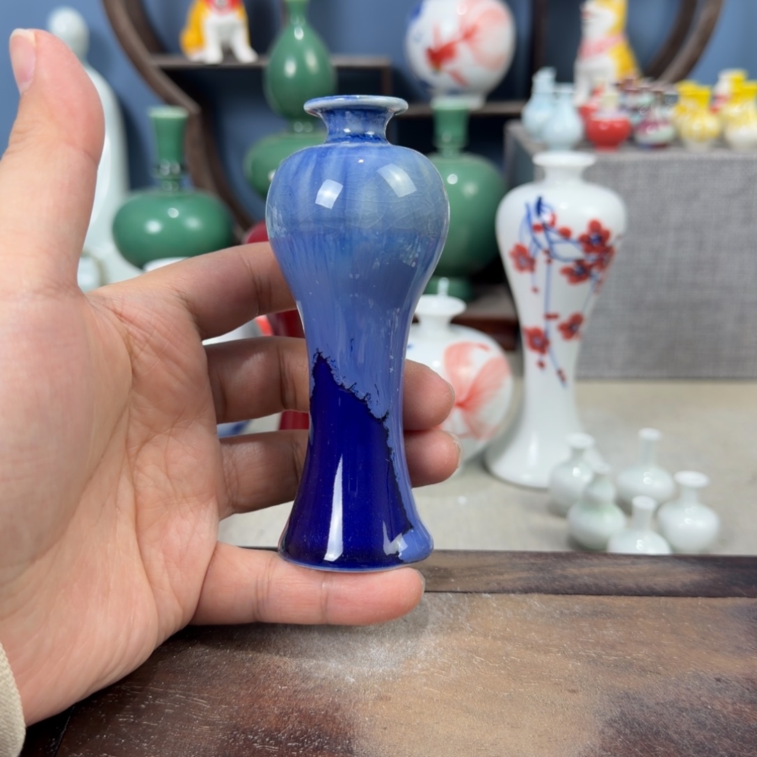 陶瓷手工小花器摆件