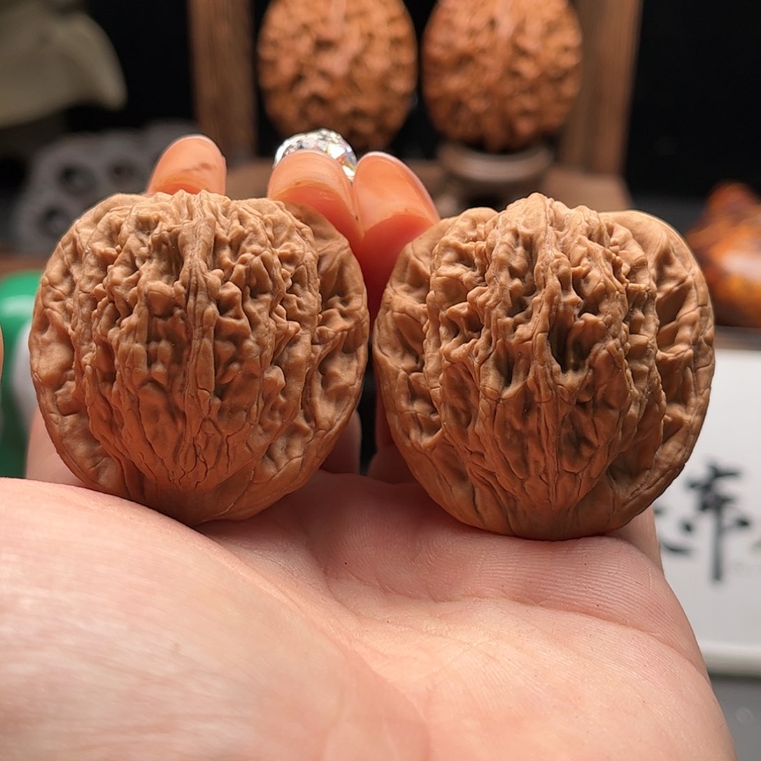 文玩核桃把件关东木子家楸大胖17