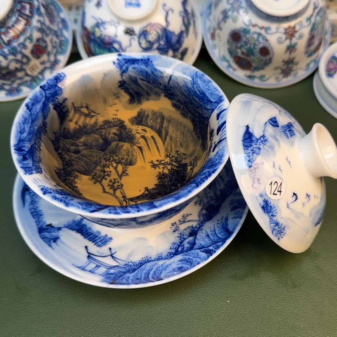 彦祖纯手工手绘茶具124