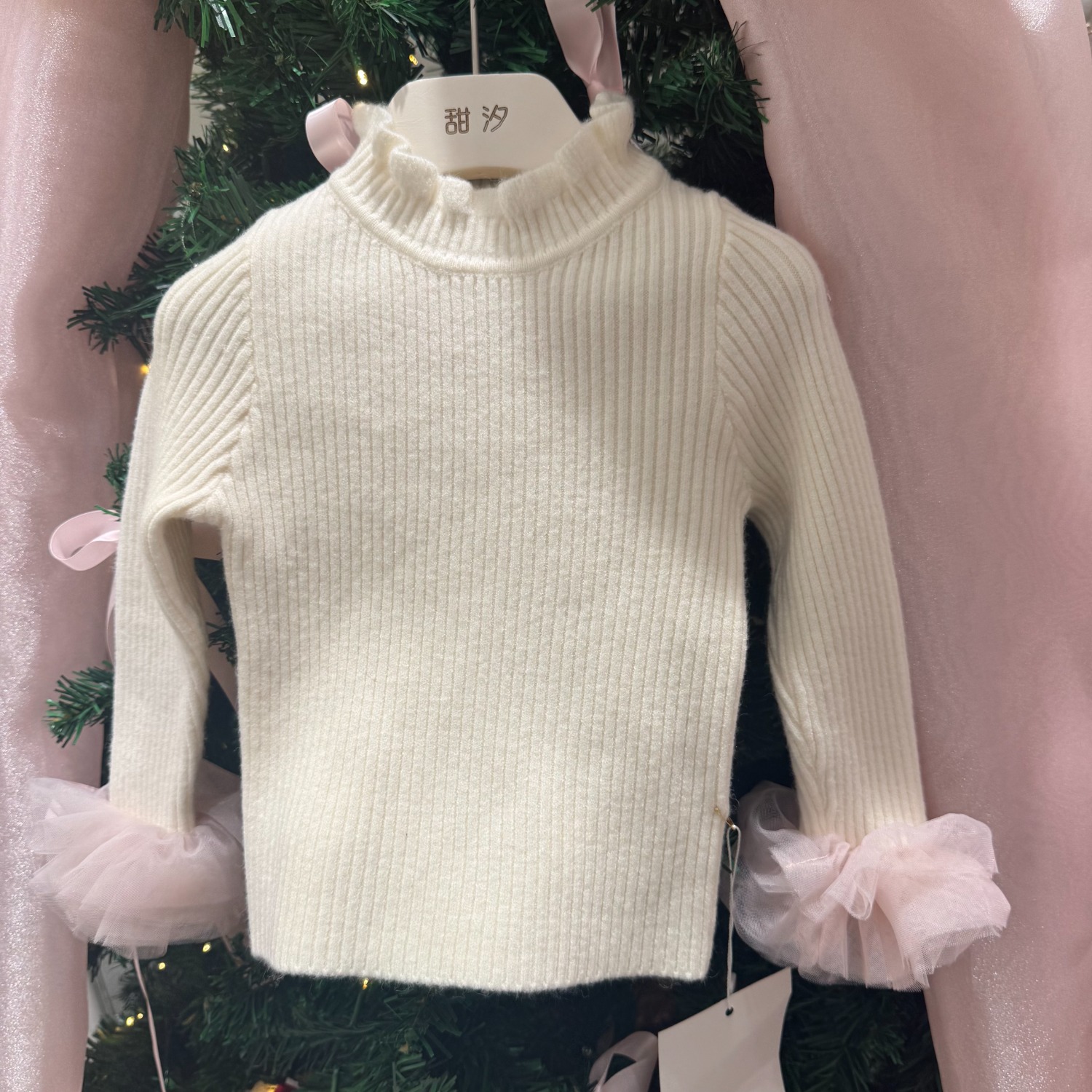 甜汐·25冬~纱纱袖口毛衣865071（童装汉服）