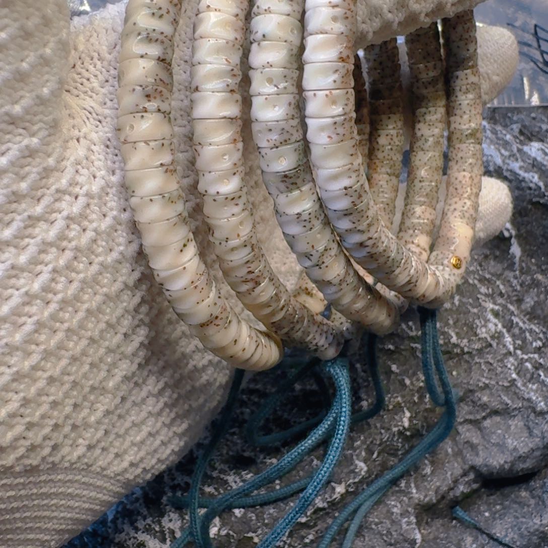 星月菩提吊坠斜切63颗厚标大眼睛全玉化7.7