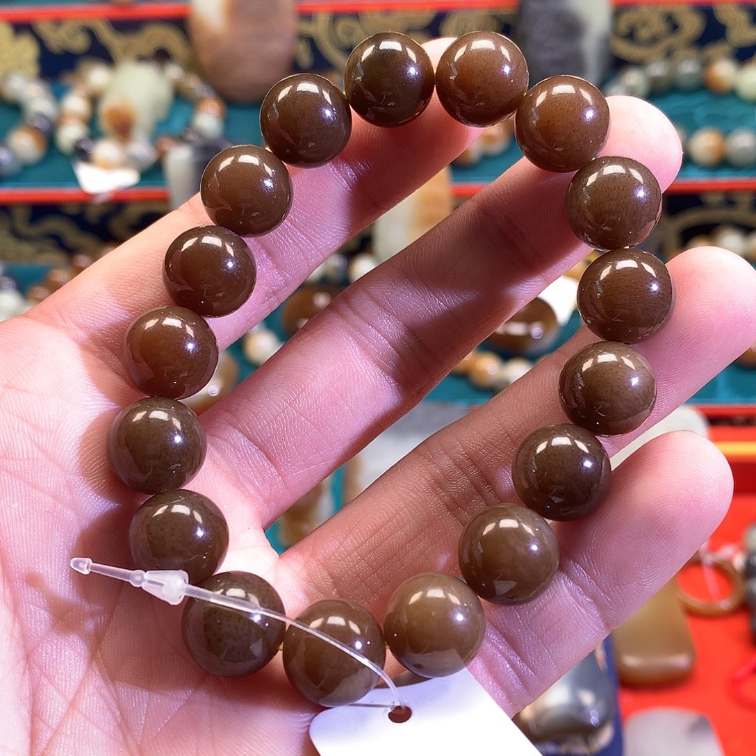 和田玉（糖玉）未镶嵌手链