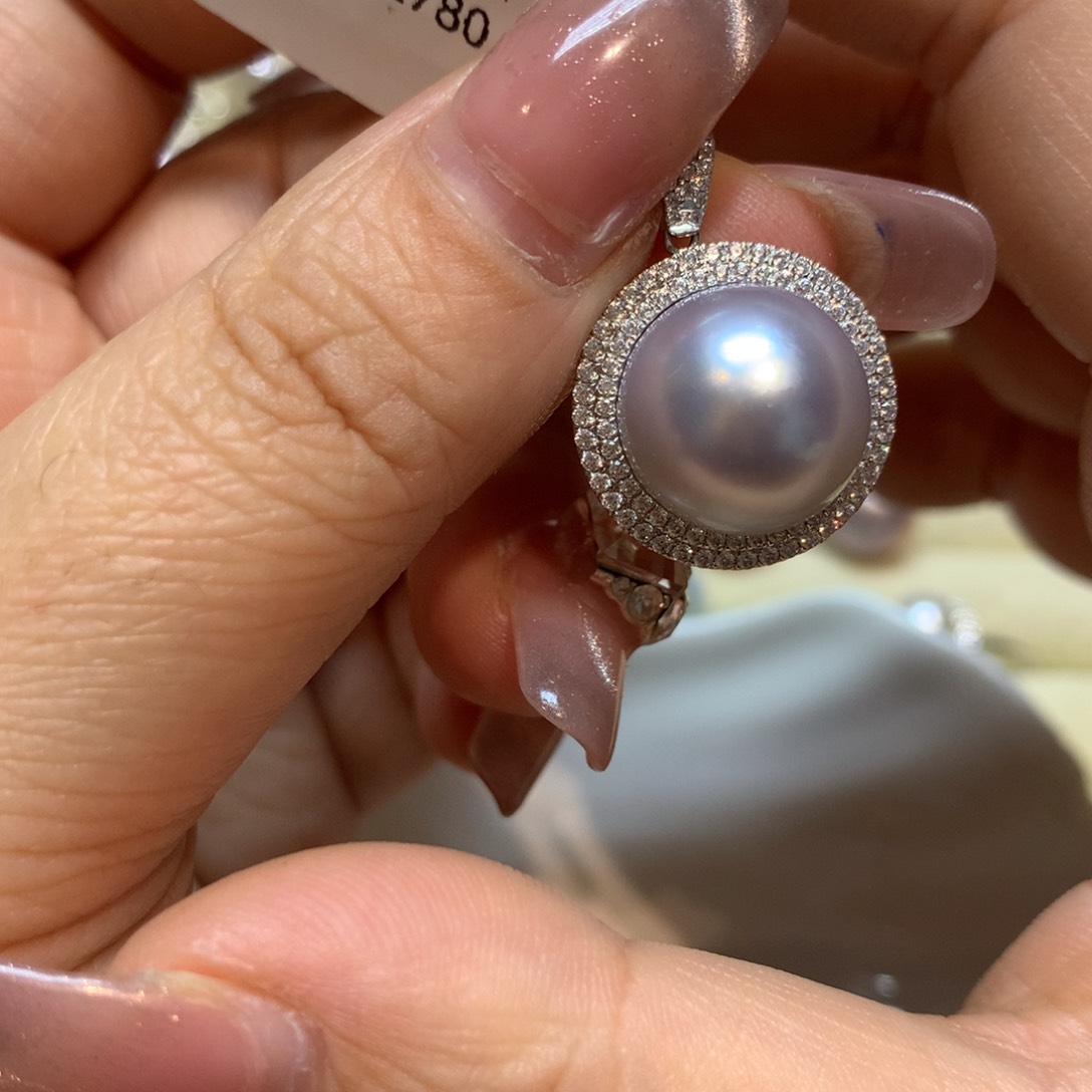 海水珍珠颈饰14K金镶嵌