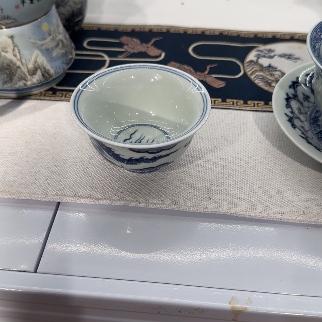 因***遇五个龙客杯茶具家用