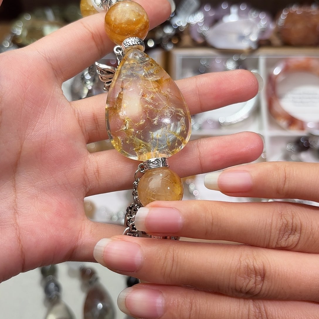 金***运水晶手串合金水晶