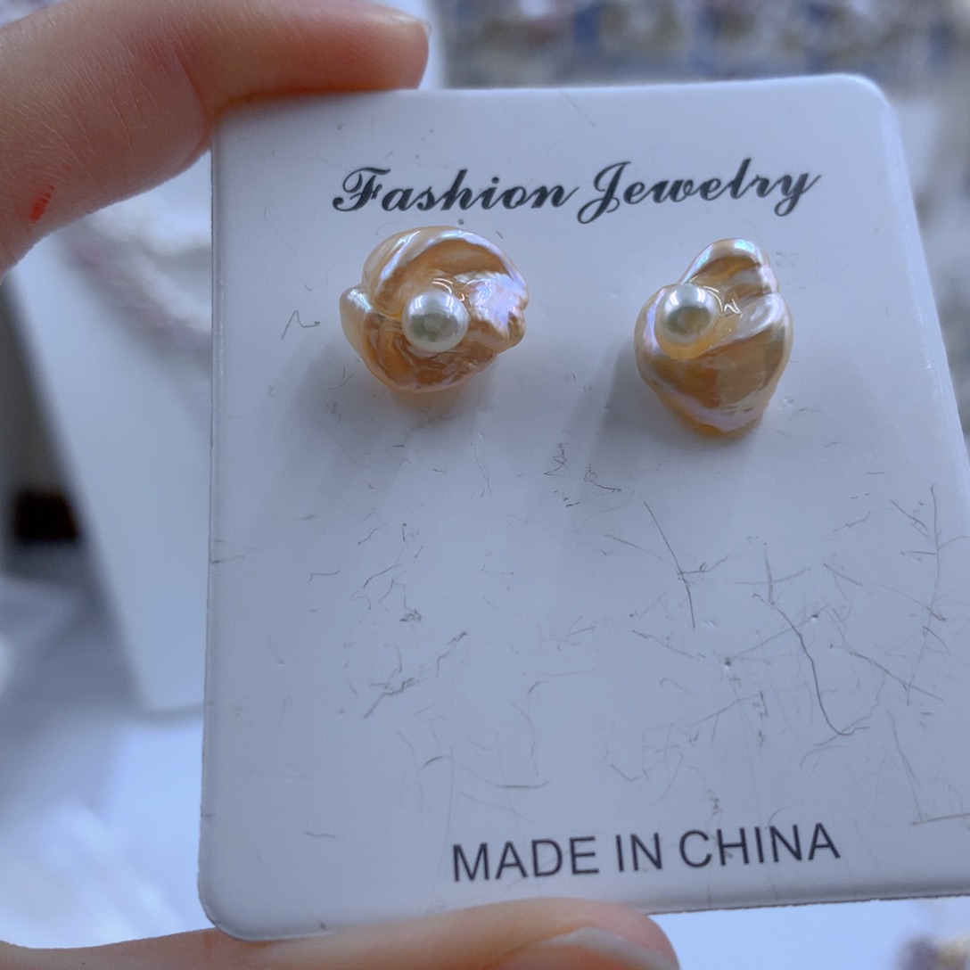 颈饰合金淡水珍珠