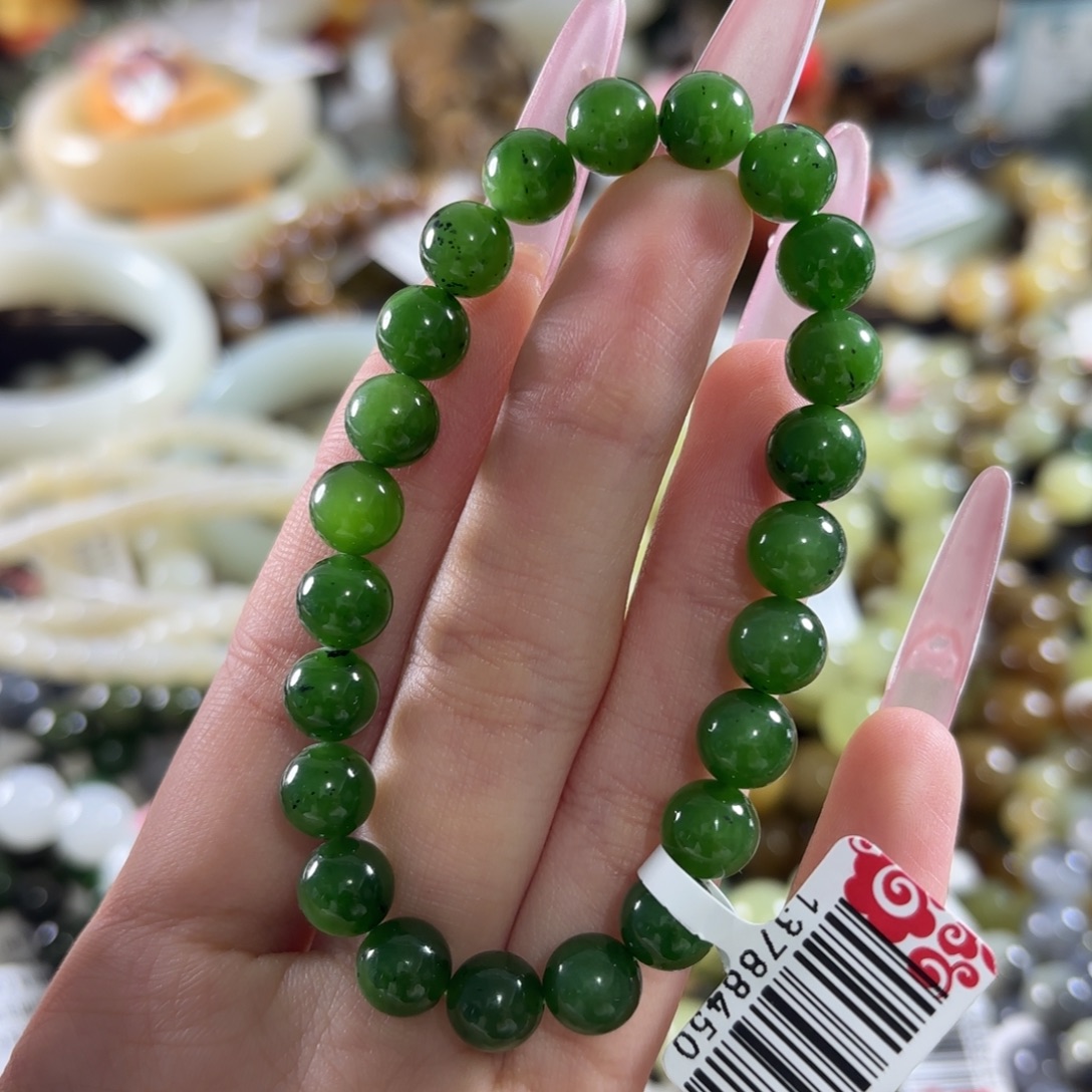 和田玉未镶嵌手链56