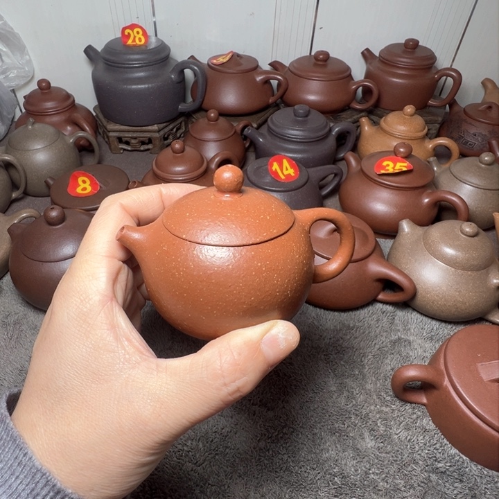 紫砂茶壶许*梨瑕疵西施