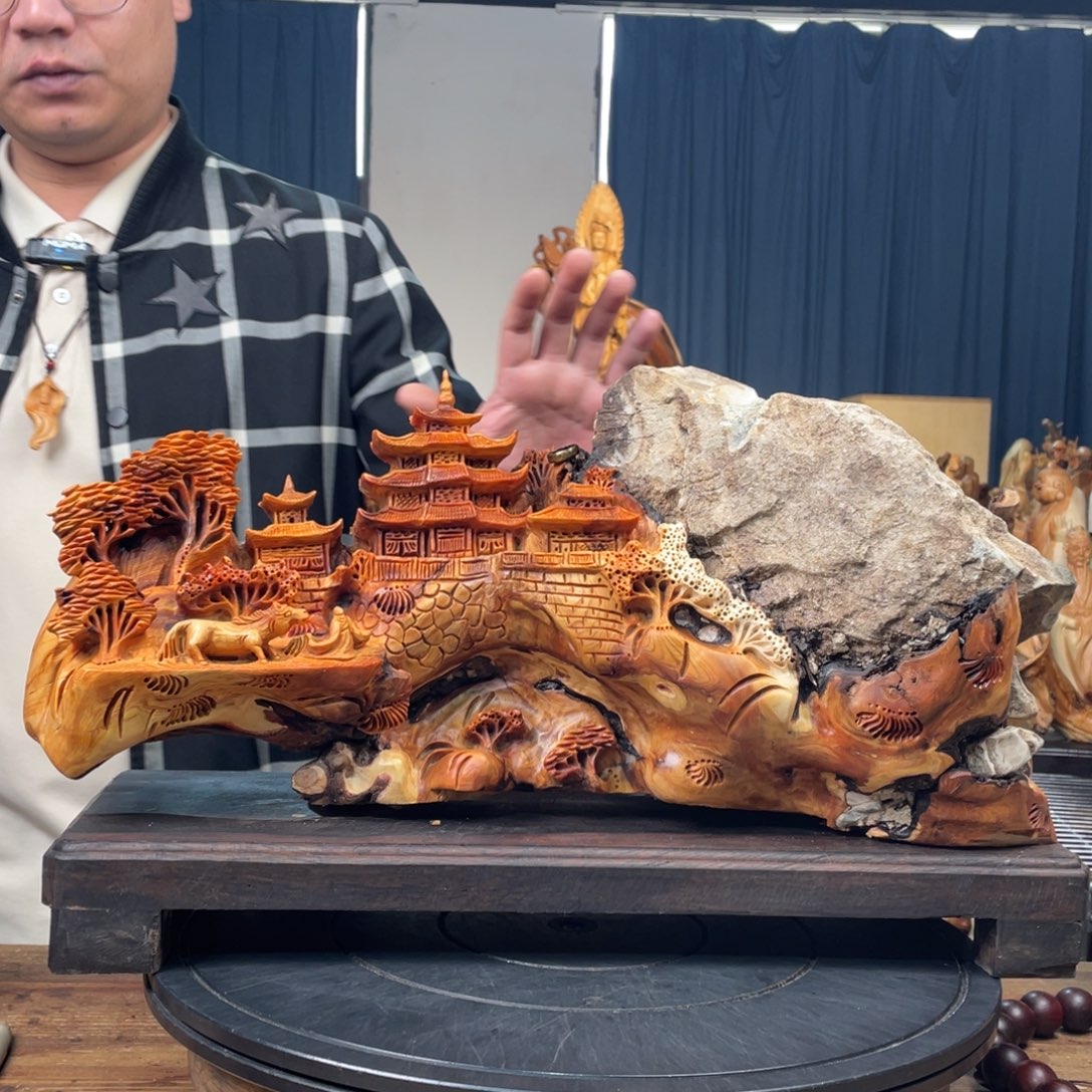 柏木（崖柏）山水倒流香送两盒香