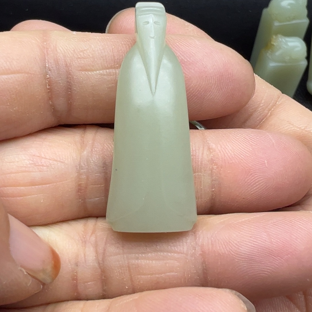 和田玉（糖玉）未镶嵌吊坠(不含链)