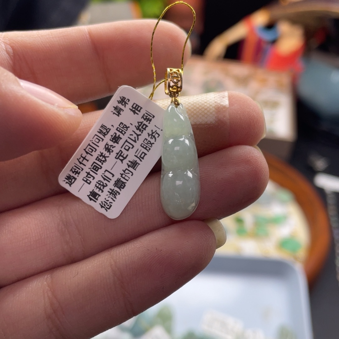 翡翠银S925镶嵌颈饰