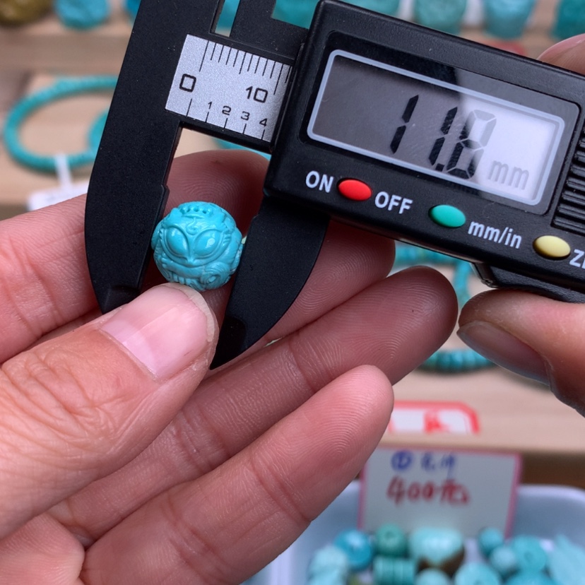 【闪购商品】绿松石狐狸珠未镶嵌