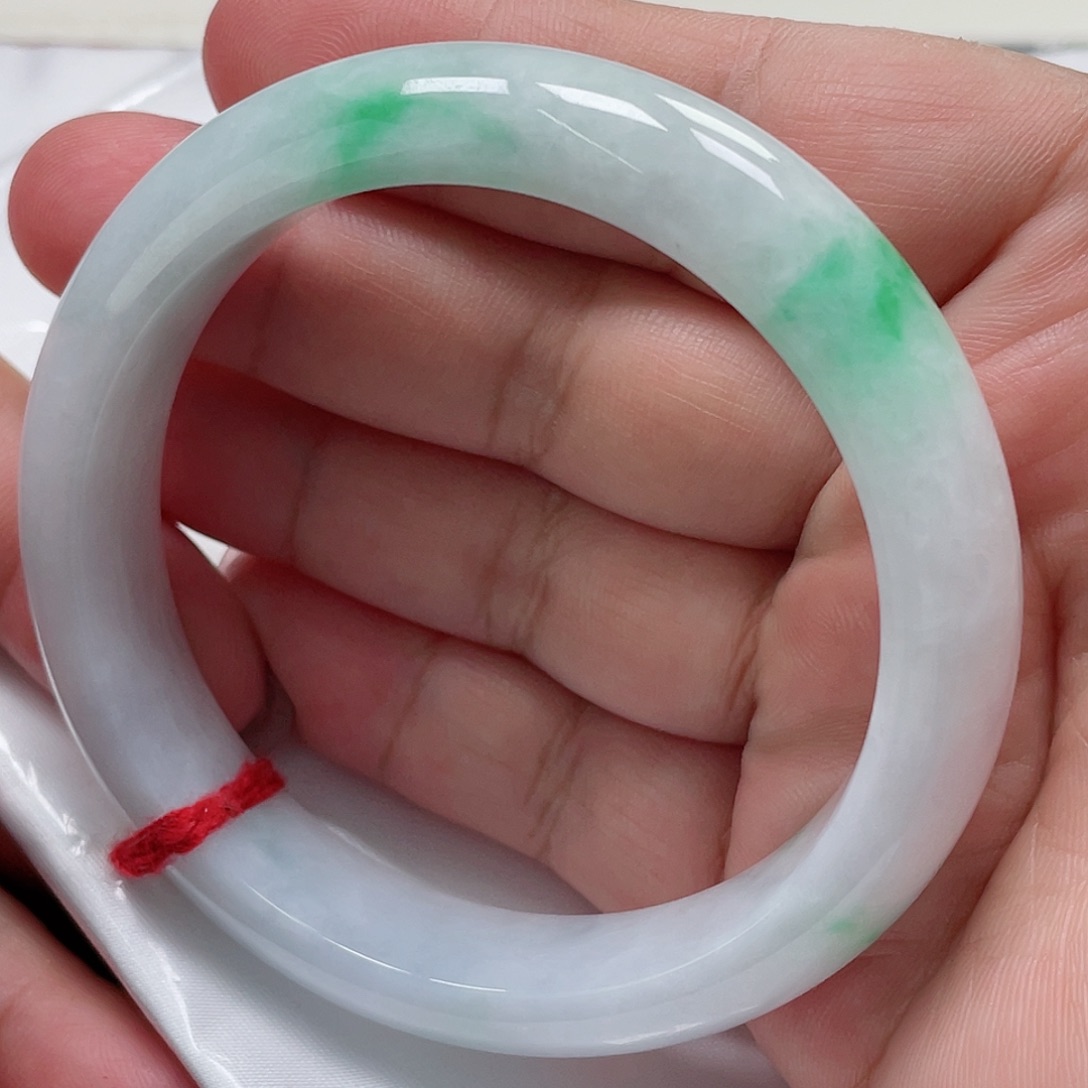 翡翠手镯未镶嵌缅甸翡翠手镯58圈