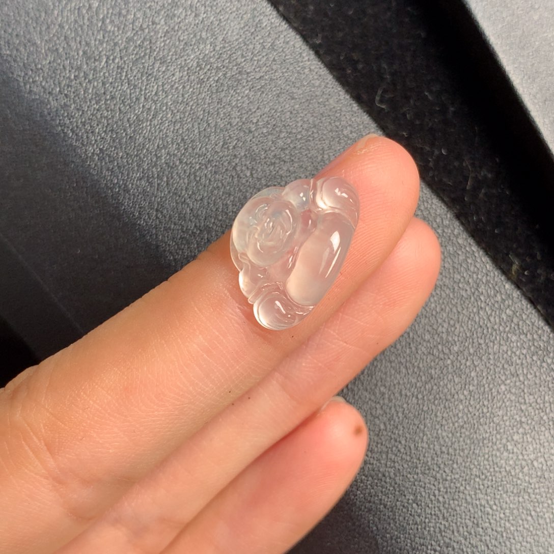 未镶嵌挂件翡翠尺寸：16.2/11.1/3.4