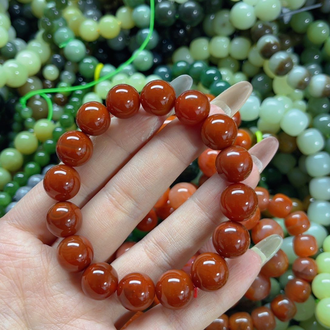 手链未镶嵌南红玛瑙