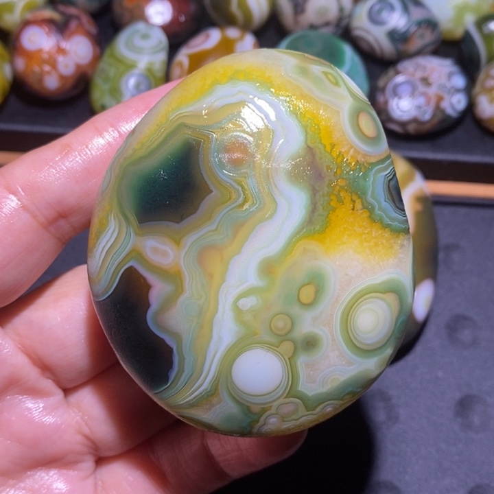 未镶嵌玛瑙/玉髓珠宝半成品52