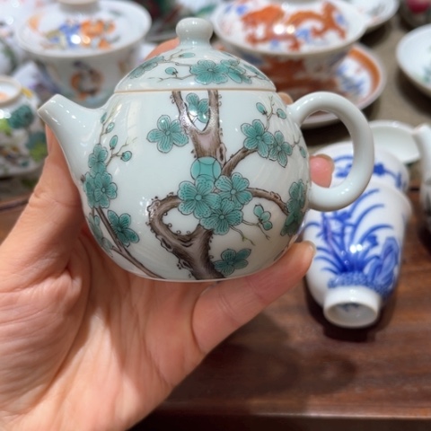 阿*九茶杯壶承陶瓷盖碗