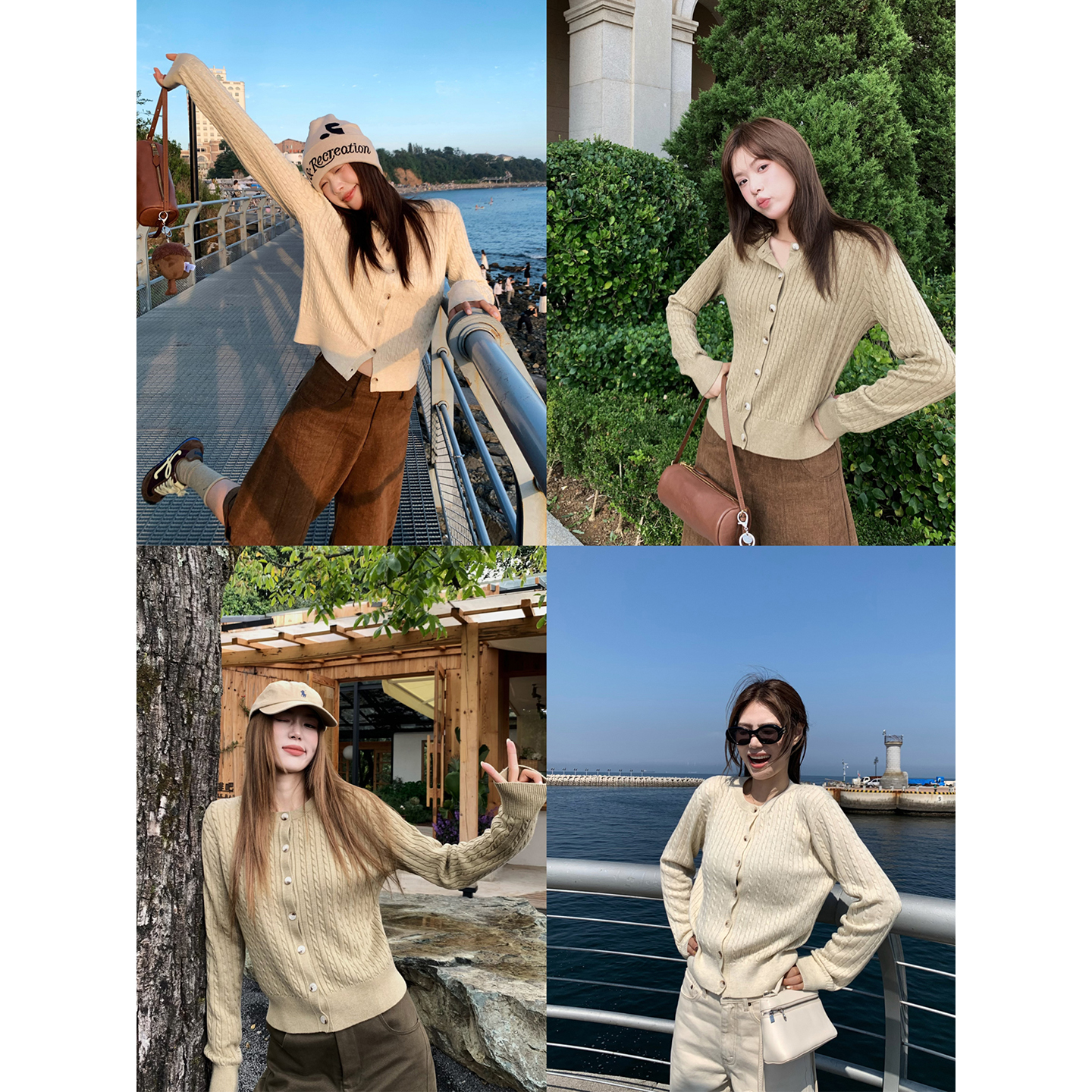 小君君布兰妮 一件万能百搭王！巨刚需的羊毛麻花开衫