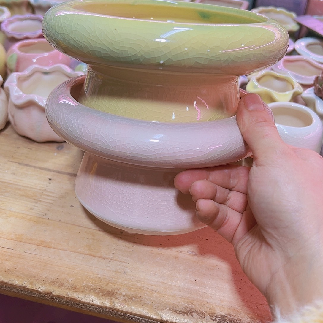 陶瓷花盆当场凑满12包邮