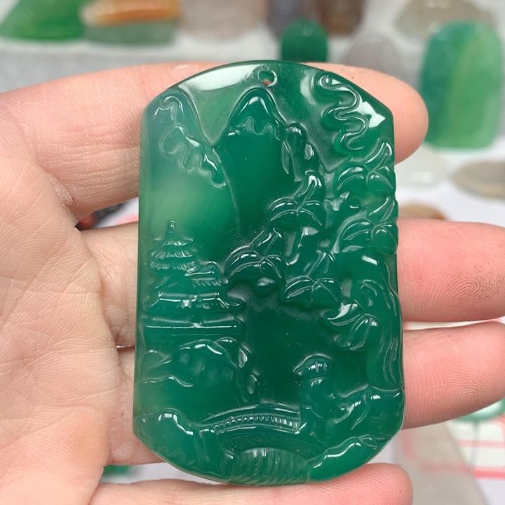 玛瑙/玉髓颈饰未镶嵌四**奶