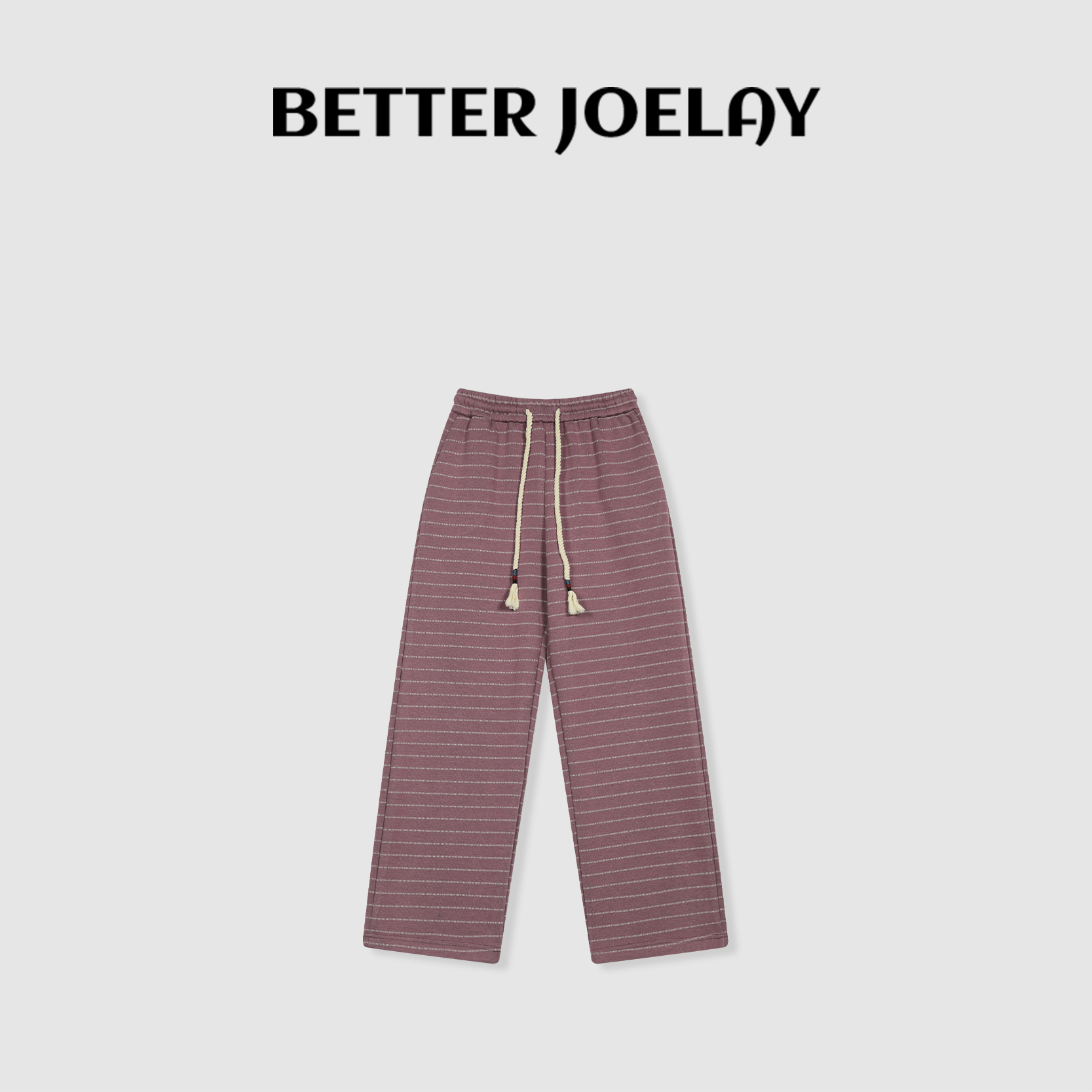 BETTER JOELAY-【巴黎记事】百搭宽松休闲裤经典垂感长裤KKH2171