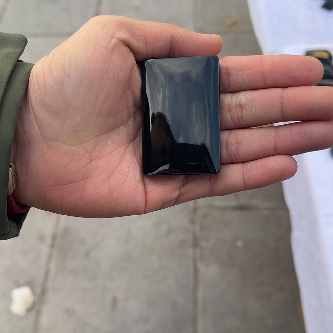 【闪购商品】和田玉颈饰未镶嵌青玉无事牌