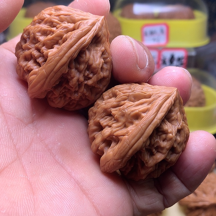 吊坠文玩核桃虎头王42