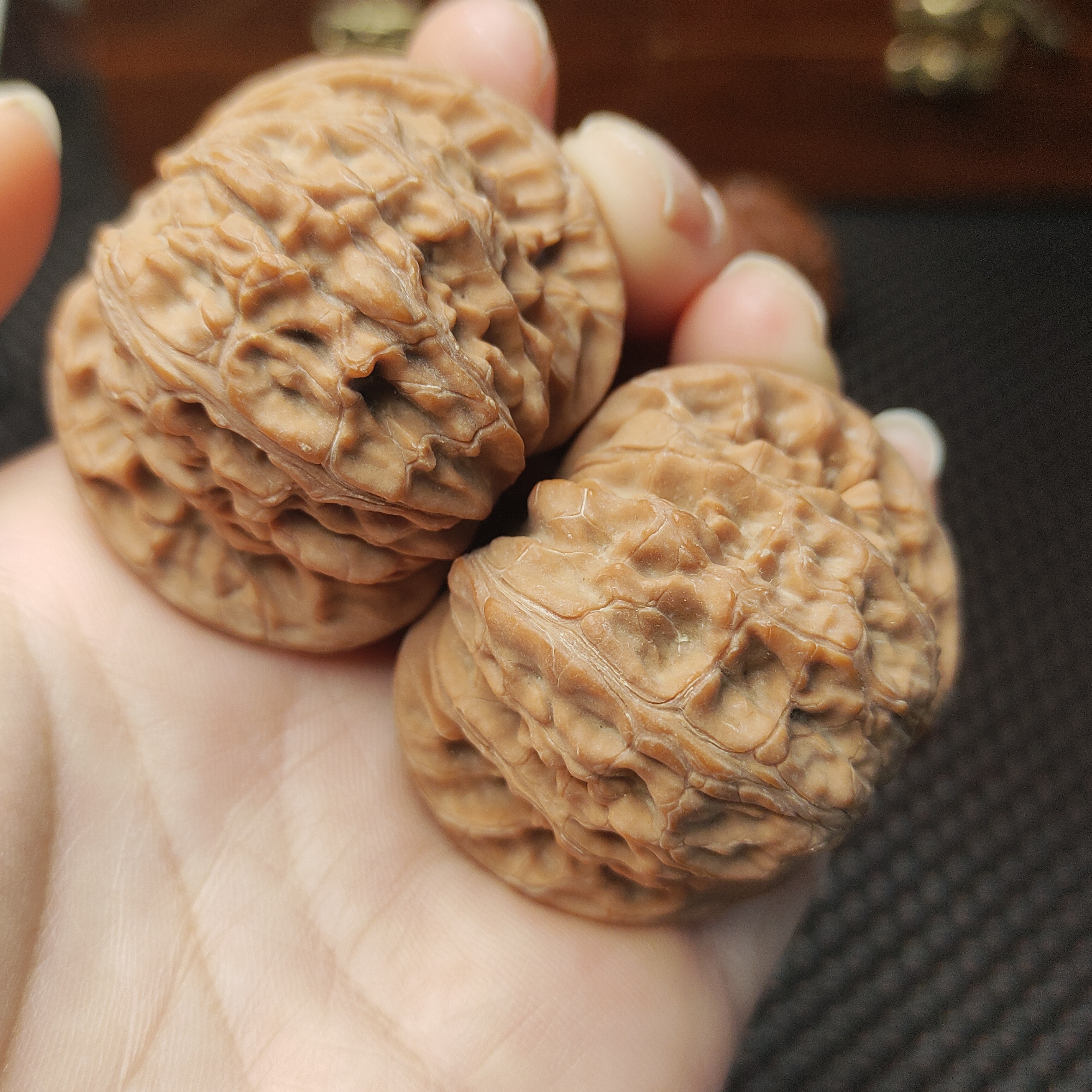 文玩核桃45尺寸全品山地磨