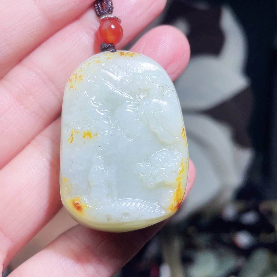 和田玉颈饰未镶嵌