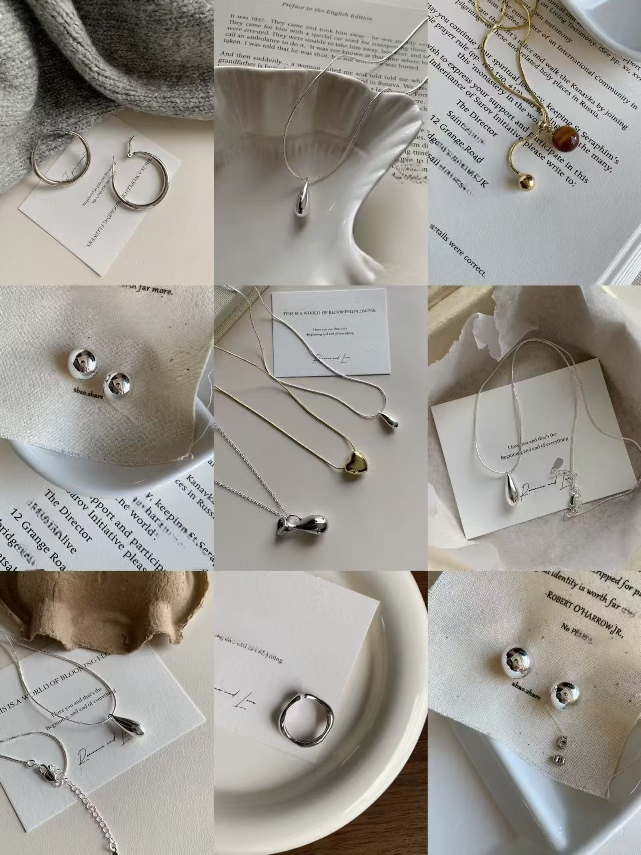 网红INS风简单项链