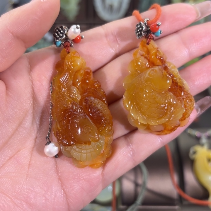 蛇纹石玉未镶嵌颈饰ঞ****