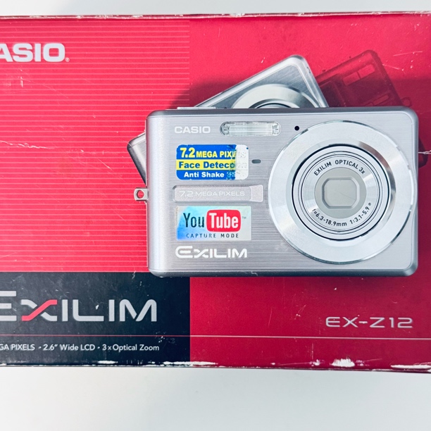 95新 Casio/卡西欧 z12原盒720w像素带美颜出片磨皮显白