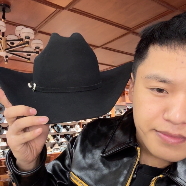 兔毛羊绒西部牛仔款58