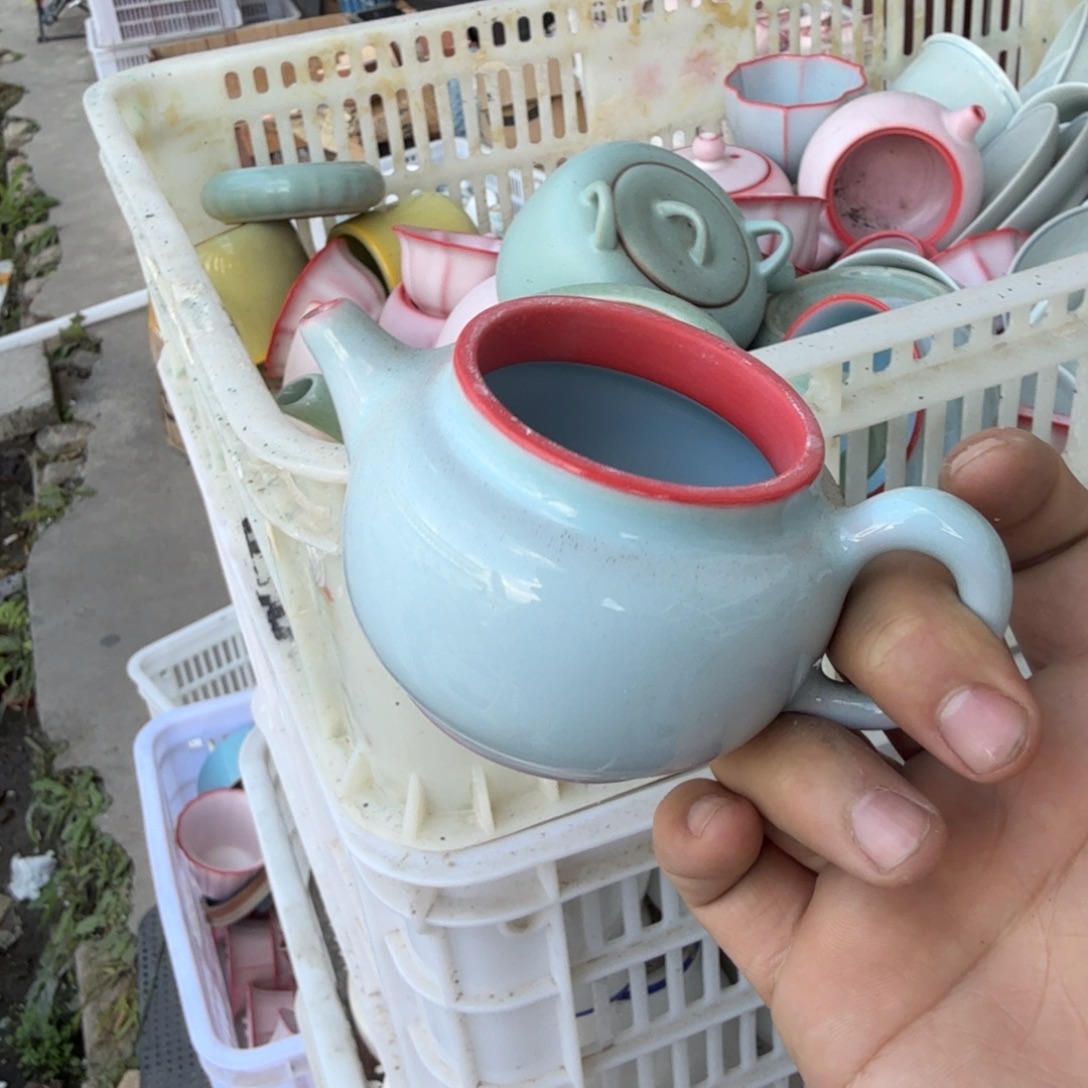 紫泥陶瓷茶具微瑕介意勿拍