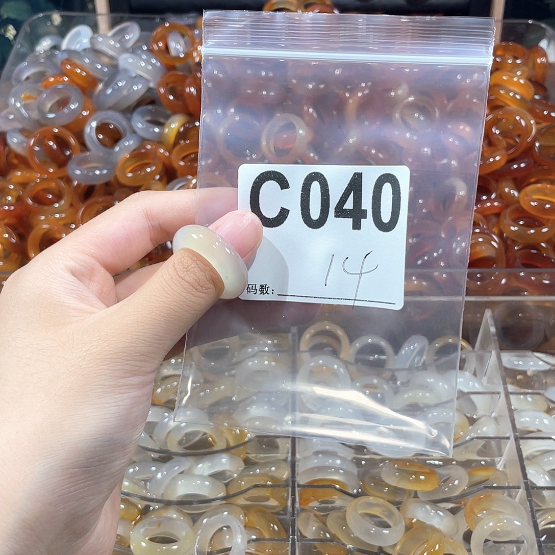 未镶嵌戒指玛瑙/玉髓040