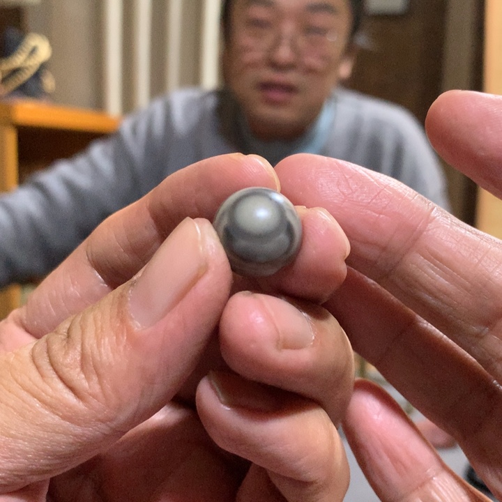 未镶嵌石英质玉珠宝奇石太行山菩芯珠1.3