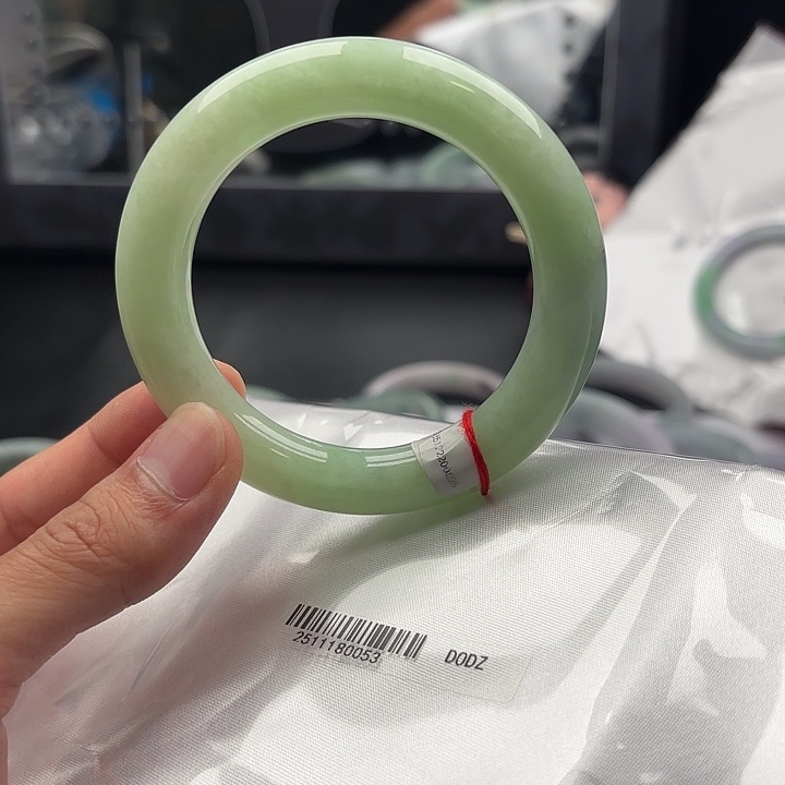 翡翠未镶嵌手镯5658 x10 124