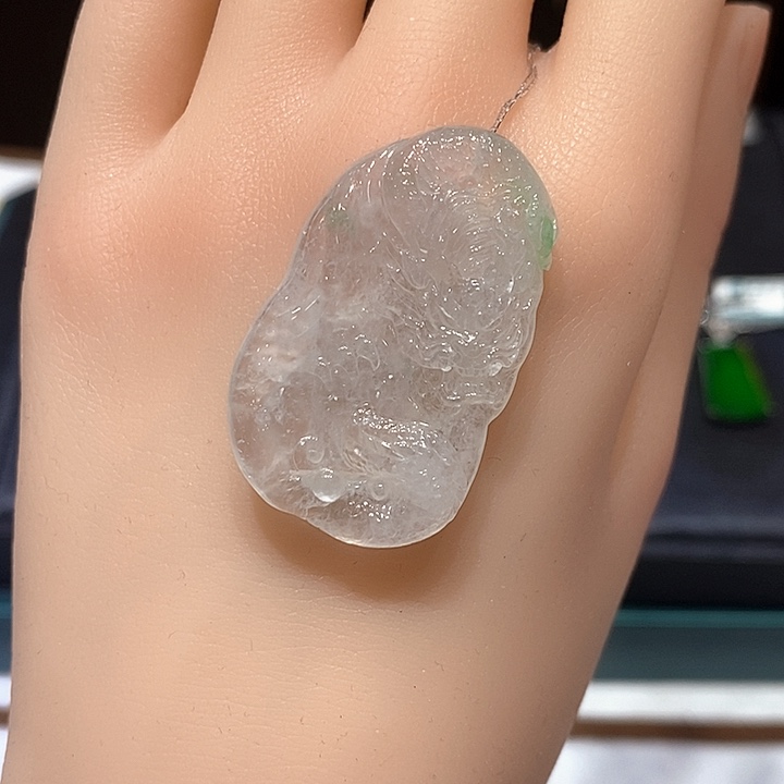 翡翠吊坠(不含链)未镶嵌翡翠挂件