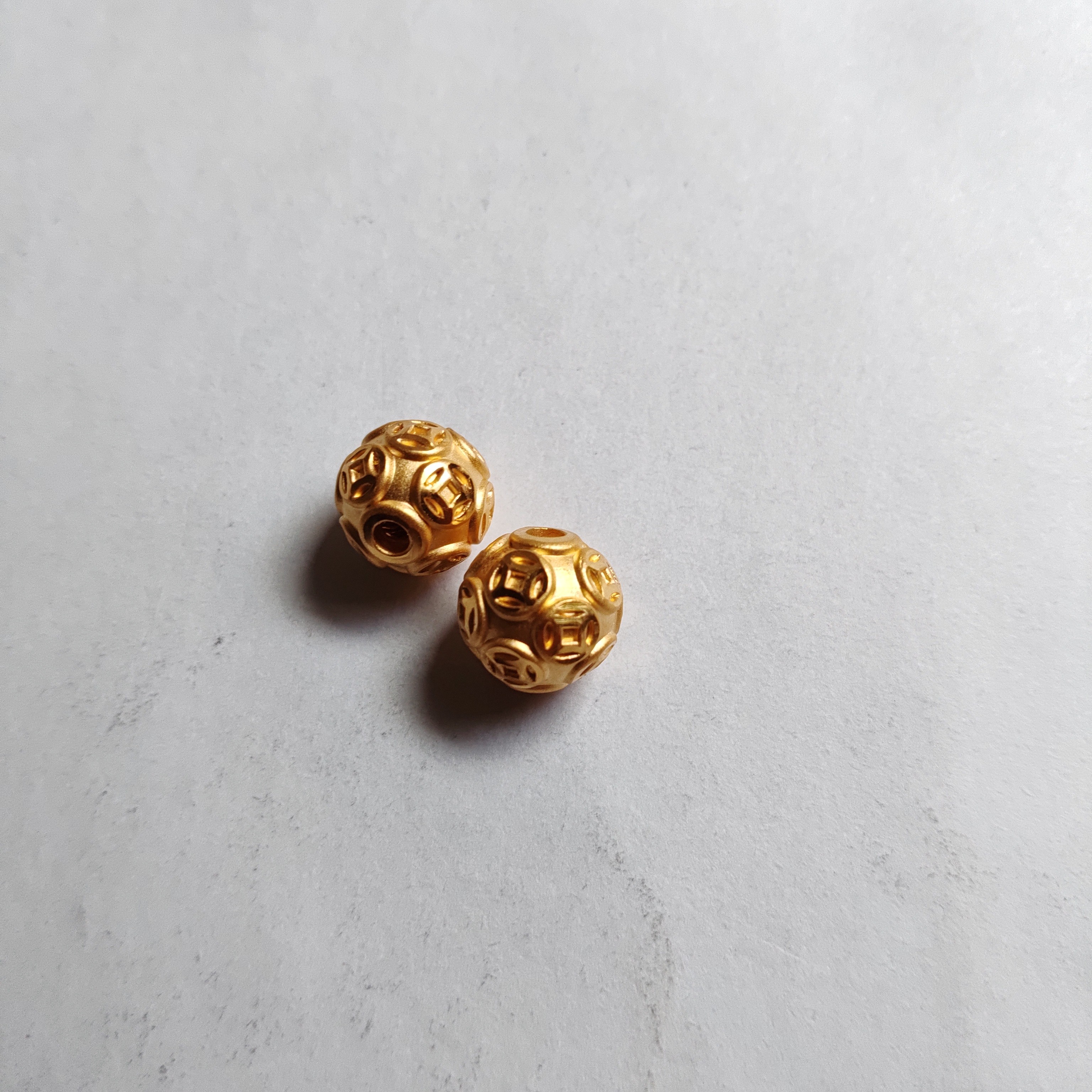 金元宝足金999貔貅珠子首饰